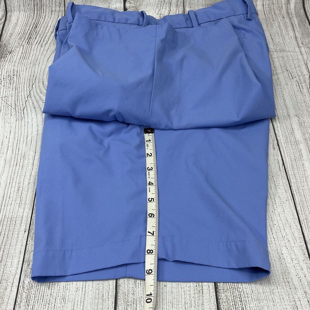 RLX Ralph Lauren Performance Golf Shorts Men's Size 36 Tailored Fit Light Blue - Picture 7 of 7